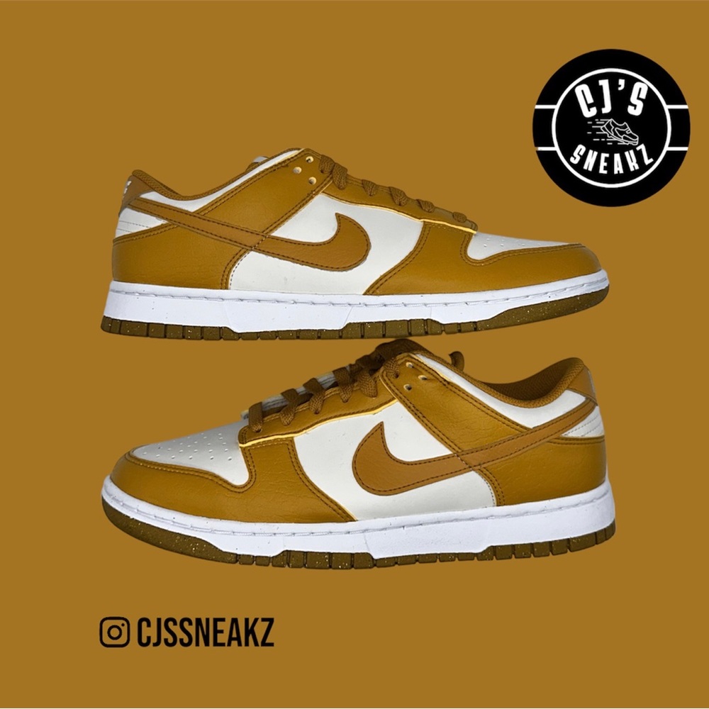 Women’s Nike Dunk Low Next Nature ‘Gold Phantom’ Size 11.5 Deadstock!